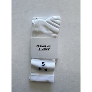 Pas Normal Studios PNS Mechanism Cycling Socks Small White NWT